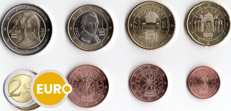 Série euro UNC Autriche 2025