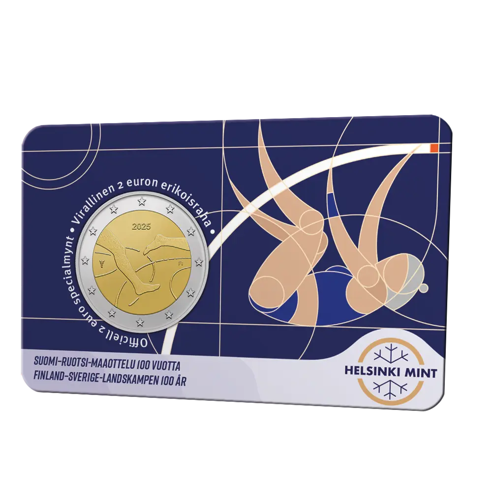 2 euro Finland 2025 - Atletiekspelen BU FDC Coincard FI / SE