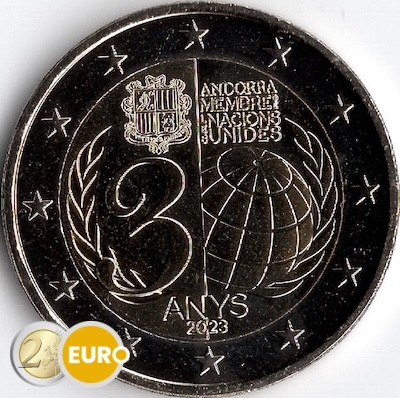 2 euro Andorra 2023 - Toetreding VN UNC
