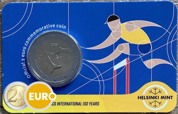 2 euro Finland 2025 - Atletiekspelen BU FDC Coincard EN