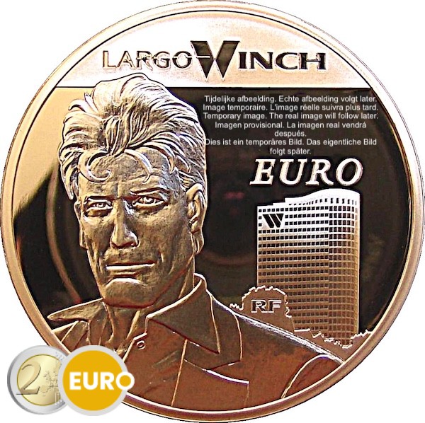 5 euro Belgie 2025 - Largo Winch BU FDC Coincard Gekleurd