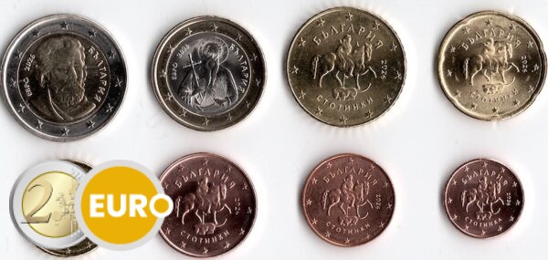 Euro set UNC Bulgaria 2026