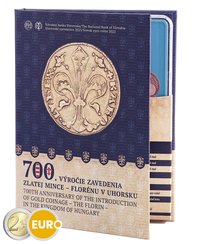 Euro set BE Proof Slovakia 2025 - Gold Florin