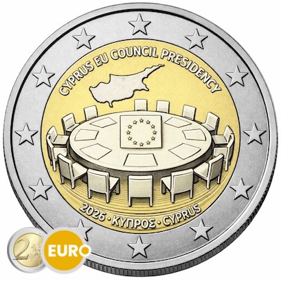 2 euro Cyprus 2026 - EU-voorzitterschap UNC