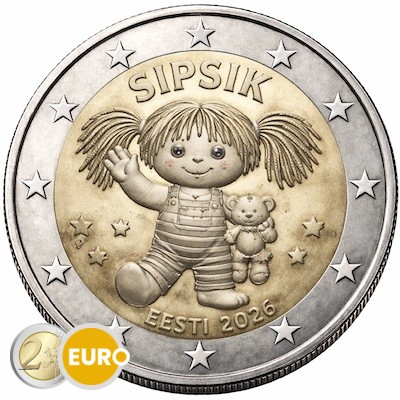 2 euro Estland 2026 - Sipsik UNC