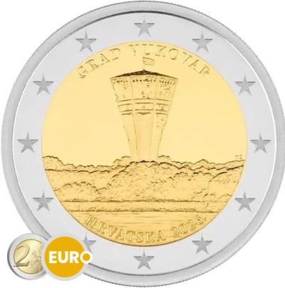 2 euro Kroatië 2026 - Watertoren Vukovar UNC