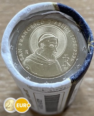 Roll 2 euro Italy 2026 - Francis of Assisi