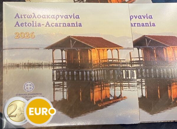 Série euro BU FDC Grèce 2026 Nome d'Étolie-Acarnanie
