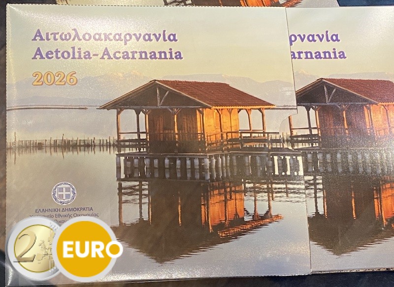 Euro set BU FDC Greece 2026 Aetolia-Acarnania
