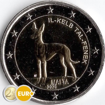 2 euro Malta 2026 - Faraohond UNC
