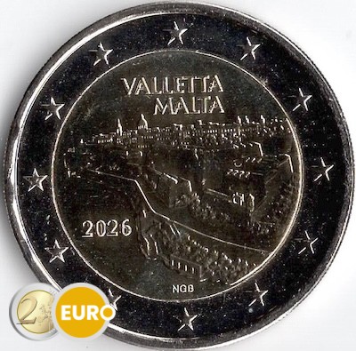 2 euro Malta 2026 - Valletta UNC