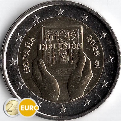 2 euro Spanje 2026 - Inclusie UNC