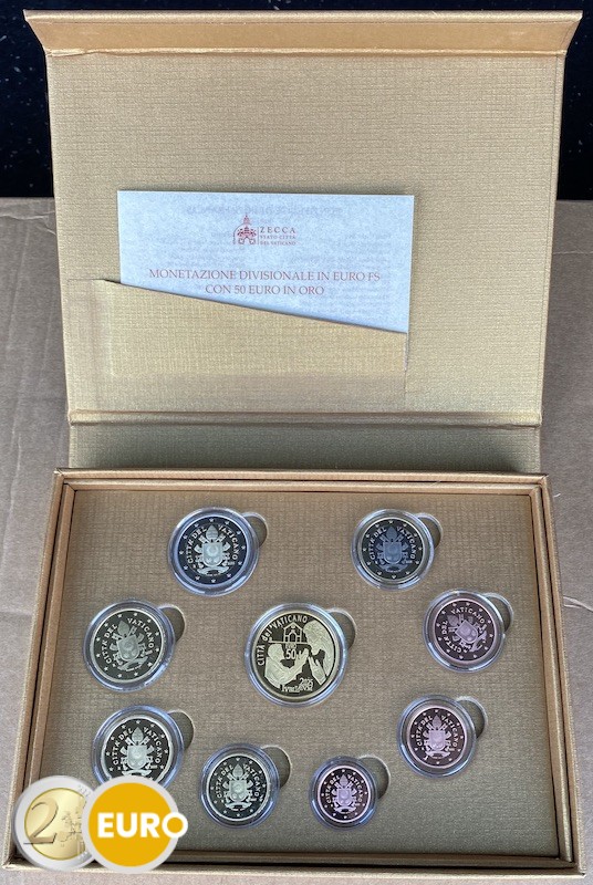 Euro set BE Proof Vatican 2025 + 50 euro gold