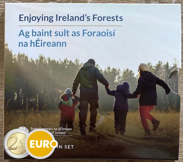 Euro set BU FDC Ierland 2026 Bossen