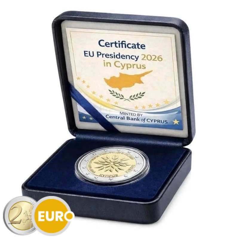 2 euro Cyprus 2026 - EU Presidency BE Proof