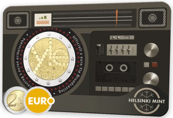 2 euro Finland 2026 - Finse omroep Yleisradio BU FDC Coincard FI / SE