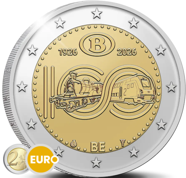 2 euro Belgium 2026 - NMBS / SNCB UNC