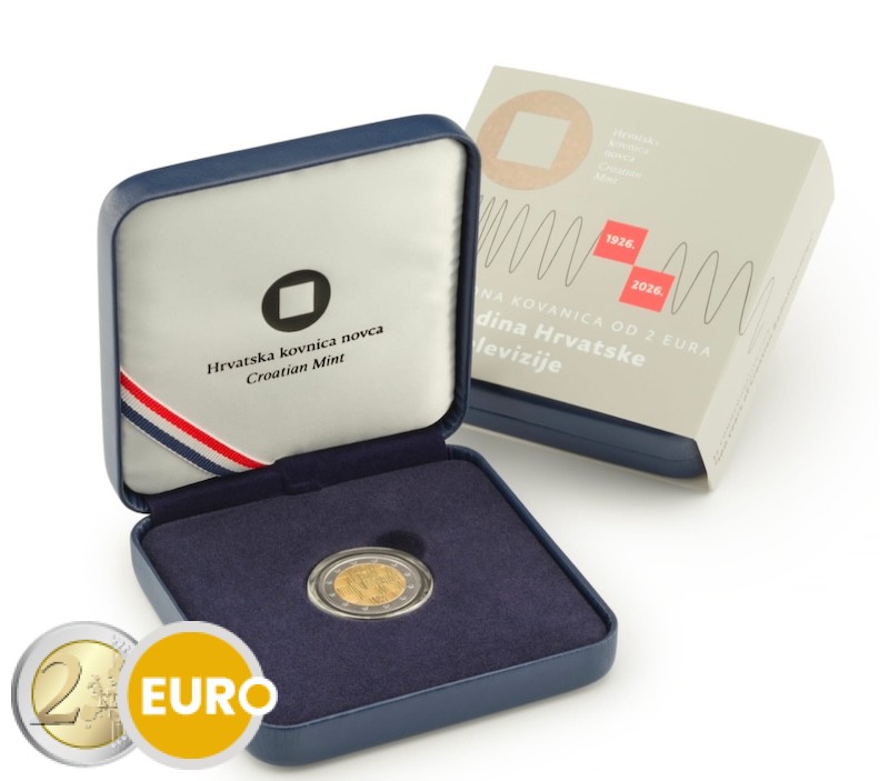 2 euro Kroatië 2026 - Kroatische radio BE Proof