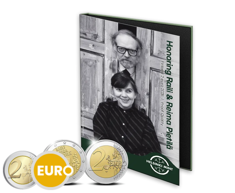2 euro Finland 2026 - Raili en Reima Pietilä BE Proof