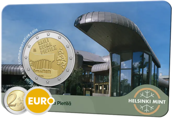 2 euro Finland 2026 - Raili en Reima Pietilä BU FDC Coincard EN