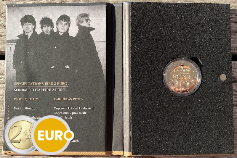 2 euro Ierland 2026 - 50 jaar U2 BE Proof