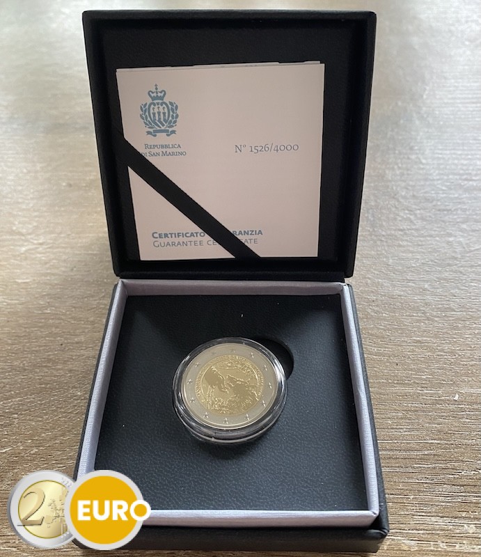 2 euros Saint-Marin 2026 - François d’Assise BE Polissage inversé